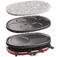 Petit Appareil De Cuisson Appareil a Raclette 4 en 1 - 8 personnes - H.Koenig - RP418 - 1500 W