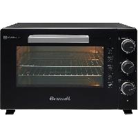 Petit Appareil De Cuisson BRANDT Four multifonction 46L 1800 Watts tournebroche FC469MUB noir