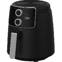 Petit Appareil De Cuisson Friteuse multifonction sans huile - BEKO - FRL2242B - 1500 W - 3.9 L pour 0.8 kg de frites - Minuteur coupe circuit - Noir