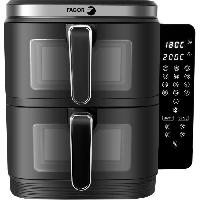 Petit Appareil De Cuisson Friteuse sans huile FAGOR - Airfryer FGD11 - Capacite 11L - Double cuves 5.5 L - 12 programmes de cuisson - 2800W