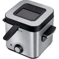 Petit Appareil De Cuisson Friteuse - SENCOR - SFR 6200SS - 900 W - 1.5 L - Noir / Acier inoxydable