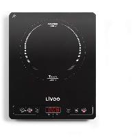 Petit Appareil De Cuisson LIVOO DOC235 Plaque a induction Simple - 22cm - de 60° a 240° - Noir