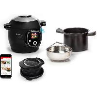 Petit Appareil De Cuisson MOULINEX Multicuiseur intelligent haute pression Cookeo Connect avec COUVERCLE Extra Crisp inclus YY5121FB