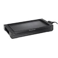 Petit Appareil De Cuisson Plancha - RUSSELL HOBBS - Fiesta - 22550-56 - 2400 W - Surface de cuisson : 45 x 25 cm - Réservoir jus amovible - Noir