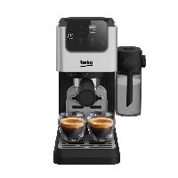 Petit Dejeuner - Cafe Machine expresso manuelle - BEKO - CEP5304X - 1628 W - 1.1 L - Argente