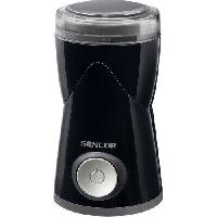 Petit Dejeuner - Cafe Moulin a cafe electrique - SENCOR - SCG 1050BK - 150 W - Capacite de 50 g - Finesse du cafe moulu reglable - Noir