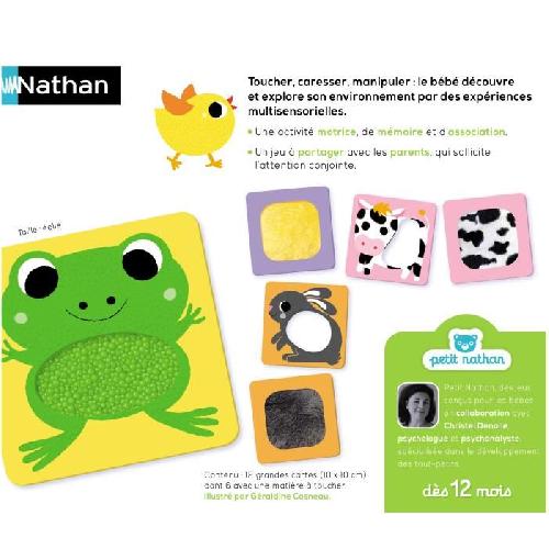 Jeu D'apprentissage PETIT NATHAN - La Ferme a Toucher