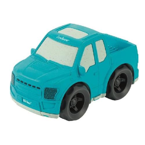 Vehicule Miniature Assemble - Engin Terrestre Miniature Assemble Petite voiture - LEXIBOOK - Pick-up bleu - Fibres de ble recyclables - Pour bebe de 18 mois et plus