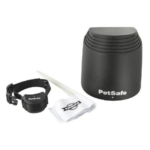 PetSafe - Cloture Anti-fugue Sans Fil Portable et electrique pour Chien Stay et Play avec Collier Anti-Fugue. Rechargeable.Portee 64m