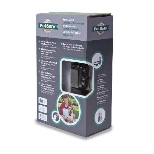 Anti-aboiement PetSafe - Collier anti aboiement Deluxe a Spray pour Petit Chien  - Etanche - Recharge Inodore