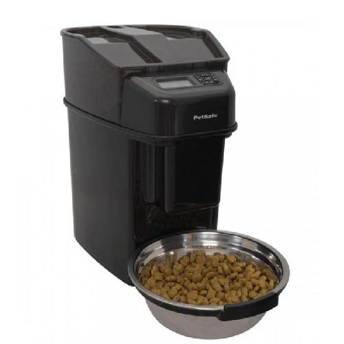 Distributeur D'aliment PetSafe - Distributeur Automatique de Croquettes pour Chien/Chat 5.6L Simply Feed- Jusqu'a 12 Repas.Fonctionne avec piles ou