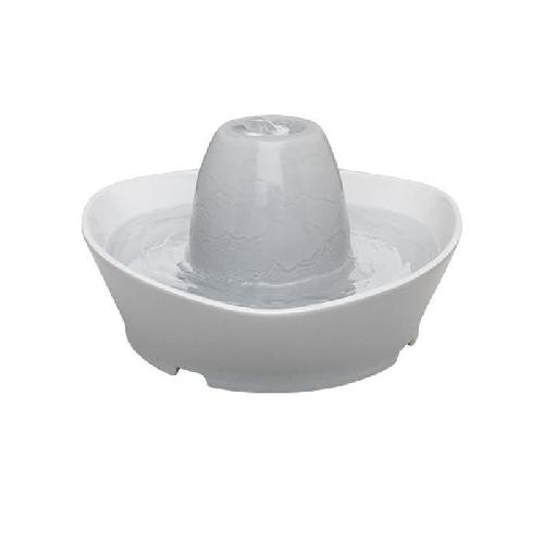 Fontaine A Eau PetSafe - Fontaine en Céramique StreamSide pour Animaux de Compagnie 1.8 L - idéal pour chat et petit chien.Silencieuse. eau