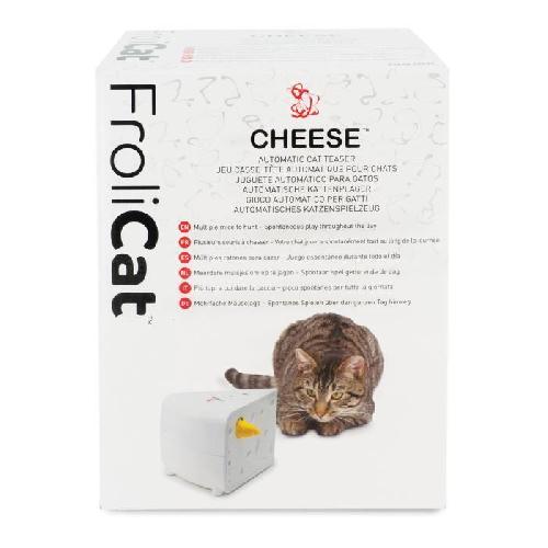 Jouet PetSafe - Jouet Automatique pour Chat Cheese - Cache-cache stimulant avec souris pour l'interieur. a pile. Programme 15min