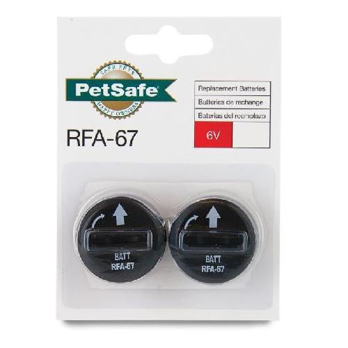PetSafe - Lot de 2 Piles RFA-67 -6V- - Compatible Collier de Dressage. Anti-Aboiements et Anti-Fugue pour Chien