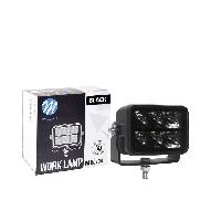 Phares - Feux - Repetiteur Lateral - Clignotants - Centrale Clignotante -  Bloc Feu Arriere - Optique De Phare - Eclairage De Pl Projecteur Longue Portee Led Cree - Double Rangee - 30W 10-32V Noir 85X62X74Mm