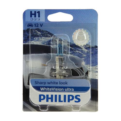 Ampoules H1 12V PHILIPS 1 H1 WhiteV ultra