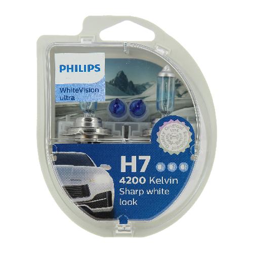 Ampoules H7 12V PHILIPS 2 ampoules H7 WhiteV ultra