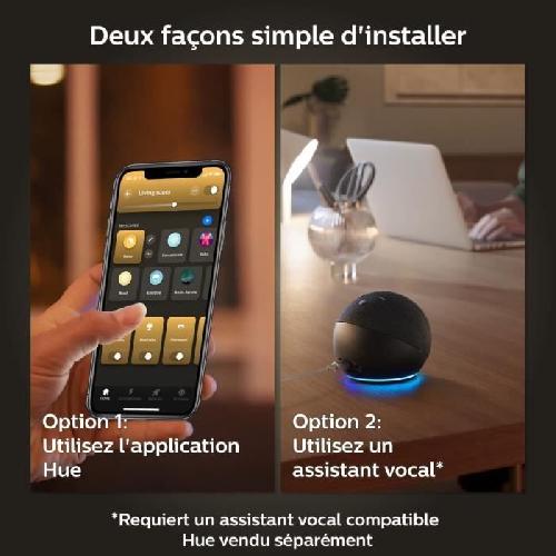Philips Hue White Ambiance. ampoule LED connectée E27. Equivalent 100W. 1600 lumen. compatible Bluetooth