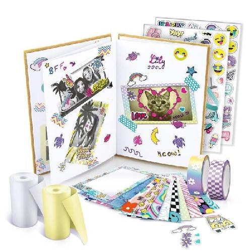 Jeu De Coloriage - Dessin - Pochoir PHOTO CREATOR - Coffret Album Photo pour appareil photo a impression instantanée - Compatible Photo Creator - CLK 007 - Canal Toys