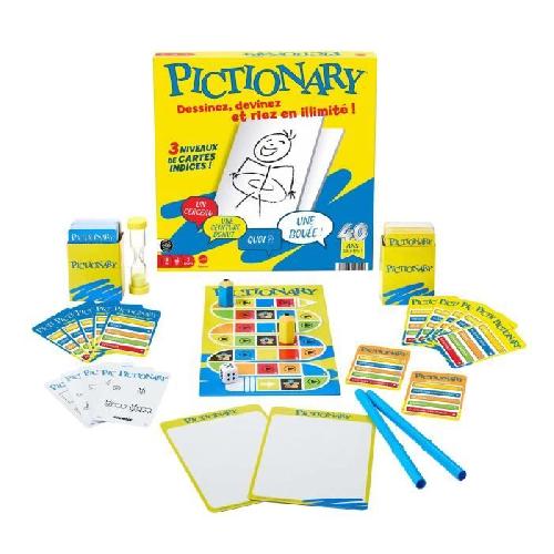 Jeu De Societe - Jeu De Plateau Pictionary-Jeu De Société Familial Pour Enfants Et Adultes - 8 ans+- JDX98