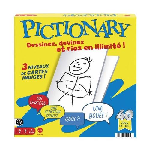 Jeu De Societe - Jeu De Plateau Pictionary-Jeu De Société Familial Pour Enfants Et Adultes - 8 ans+- JDX98