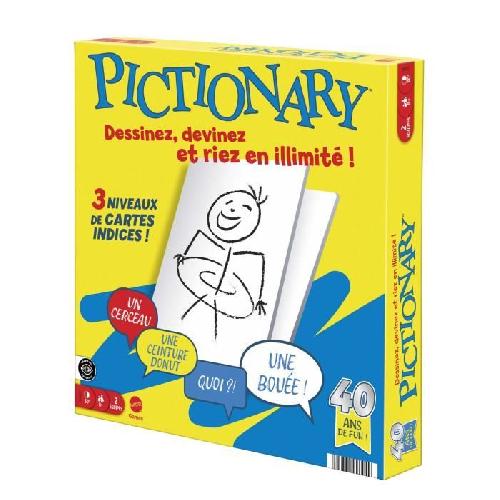 Jeu De Societe - Jeu De Plateau Pictionary-Jeu De Société Familial Pour Enfants Et Adultes - 8 ans+- JDX98