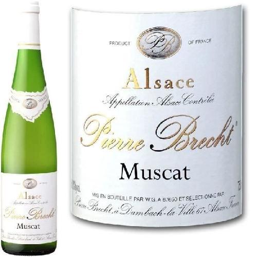 Vin Blanc Pierre Brecht Muscat - Vin blanc d'Alsace