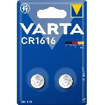 Piles Pile Cr1616 Varta X 2 Lithium 3v x10