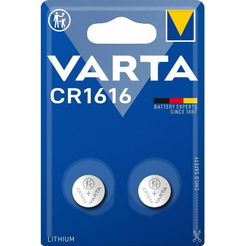 Piles Pile Cr1616 Varta X 2 Lithium 3v x10