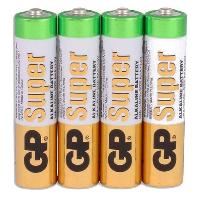 Pile - Lampe Electrique 4 Piles 1.5V AAA LR03 GP24A-2U4 Alkaline GP Super