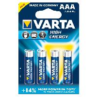 Pile - Lampe Electrique 4 Piles 1.5V LR03 AAA Alkaline x10