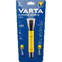 Pile - Lampe Electrique Torche VARTA Outdoor Sports F20 290lm Résistante a l'eau et aux chocs (2m) IPX4 Tete fluorescente