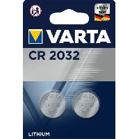 Pile - Lampe Electrique VARTA Pack de 2 piles electroniques Lithium CR2032 3V x10