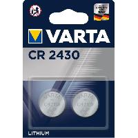 Pile - Lampe Electrique VARTA Pack de 2 piles electroniques Lithium CR2430 3V