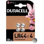 Piles Piles boutons alcalines Duracell speciales LR44 1.5V. lot de 4 -76A - A76 - V13GA-