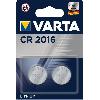 Piles VARTA Pack de 2 piles electroniques Lithium CR2016 3V