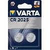 Piles VARTA Pack de 2 piles electroniques Lithium CR2025 3V x10