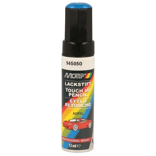 Peinture Auto Pinceau Retouche 945050 Bleu Brillant Motip Touch Up 12 Ml