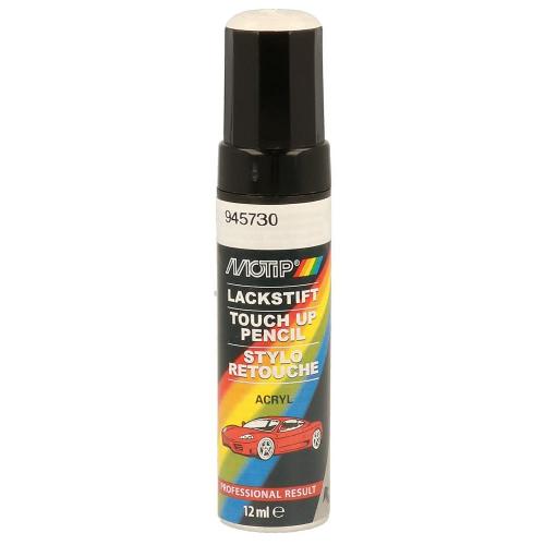 Peinture Auto Pinceau Retouche 945730 Blanc Brillant Motip Touch Up 12 Ml