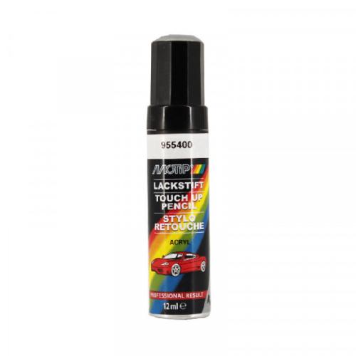 Peinture Auto Pinceau Retouche 955400 Motip Touch Up 12ml argent metallise