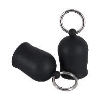 Pincer Ventouses compatible avec mamelons en silicone - 4 cm - D2.1 cm Noir