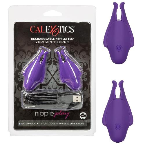 Pinces a Seins Vibrantes Rechargeables Nipple Play