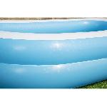 Piscine De Jeux - Piscine Gonflable - Pataugeoire Piscine gonflable rectangulaire Bestway 262 x 175 x 51 cm Piscine familiale bleue 54006