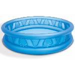 Piscine gonflable ronde Soft Side Pool pour enfant et famille - INTEX - 188x46cm - Capacite 666L - Bleu