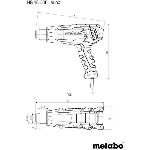 Decapeur Pistolet a air chaud - METABO - HG 16-500 - Buse a jet large - Buse reflectrice