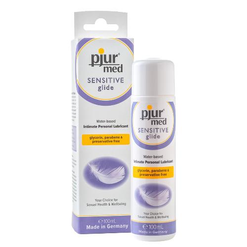 Lubrifiants Pjur avec Sensitive Glide 100ml