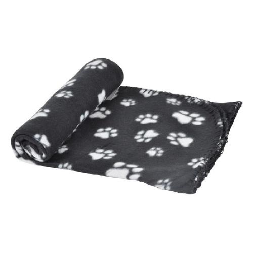 Couverture - Plaid Plaid Pattou en polyester - 100x70 cm - Noir - Pour chien