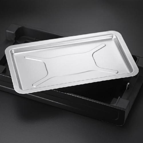 Plancha De Table - Electrique Plancha - RUSSELL HOBBS - Fiesta - 22550-56 - 2400 W - Surface de cuisson : 45 x 25 cm - Réservoir jus amovible - Noir