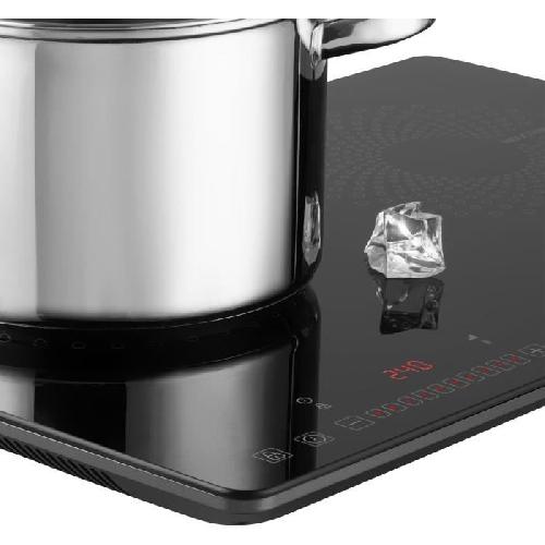 Plaque De Cuisson Posable Plaque de cuisson a induction - SENCOR - SCP 4501BK - 3400 W - 2 foyers - Ultra fin - Noir