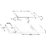 Table - Plaque De Cuisson - Induction Plaque de cuisson induction HISENSE I6337C - 3 zones dont 1 BridgeZone et 1 a extension concentrique (32 cm) - 7100 W - 60cm - Noir